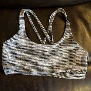 Beautiful herringbone Lululemon Energy Bra size 12